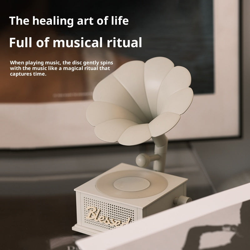 Atmosphere White Noise High Sound Quality Retro Bluetooth Speaker